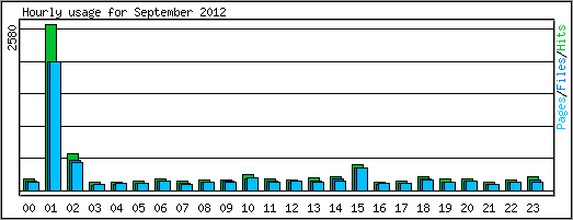 Hourly usage