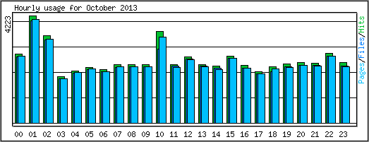Hourly usage