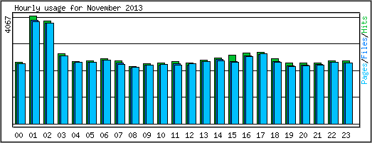 Hourly usage
