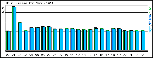 Hourly usage