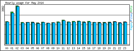 Hourly usage