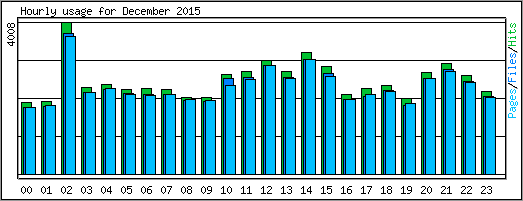 Hourly usage