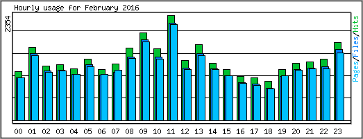 Hourly usage