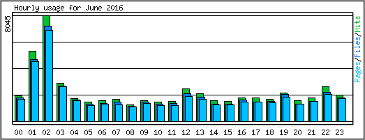 Hourly usage