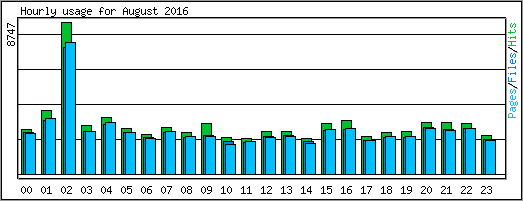 Hourly usage