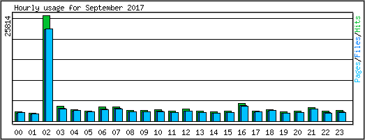 Hourly usage